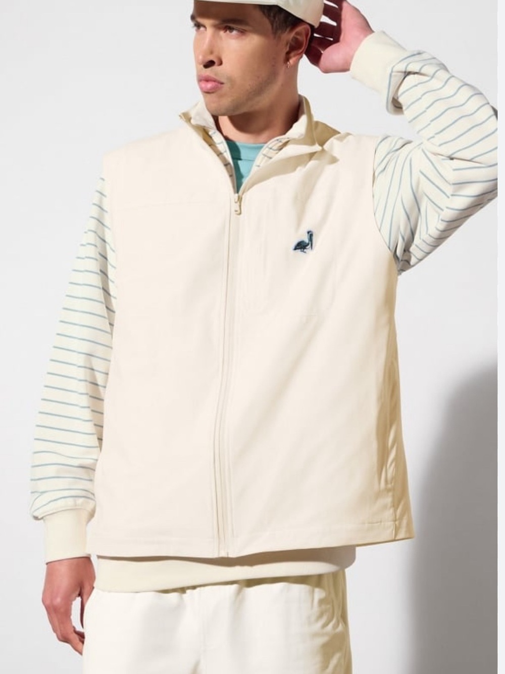 Fabletics Vest Cream Size m New